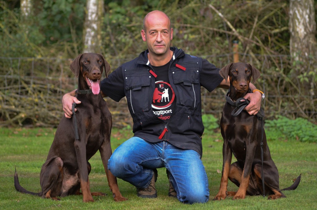 Werner Breitenbach mit Amy und Cox